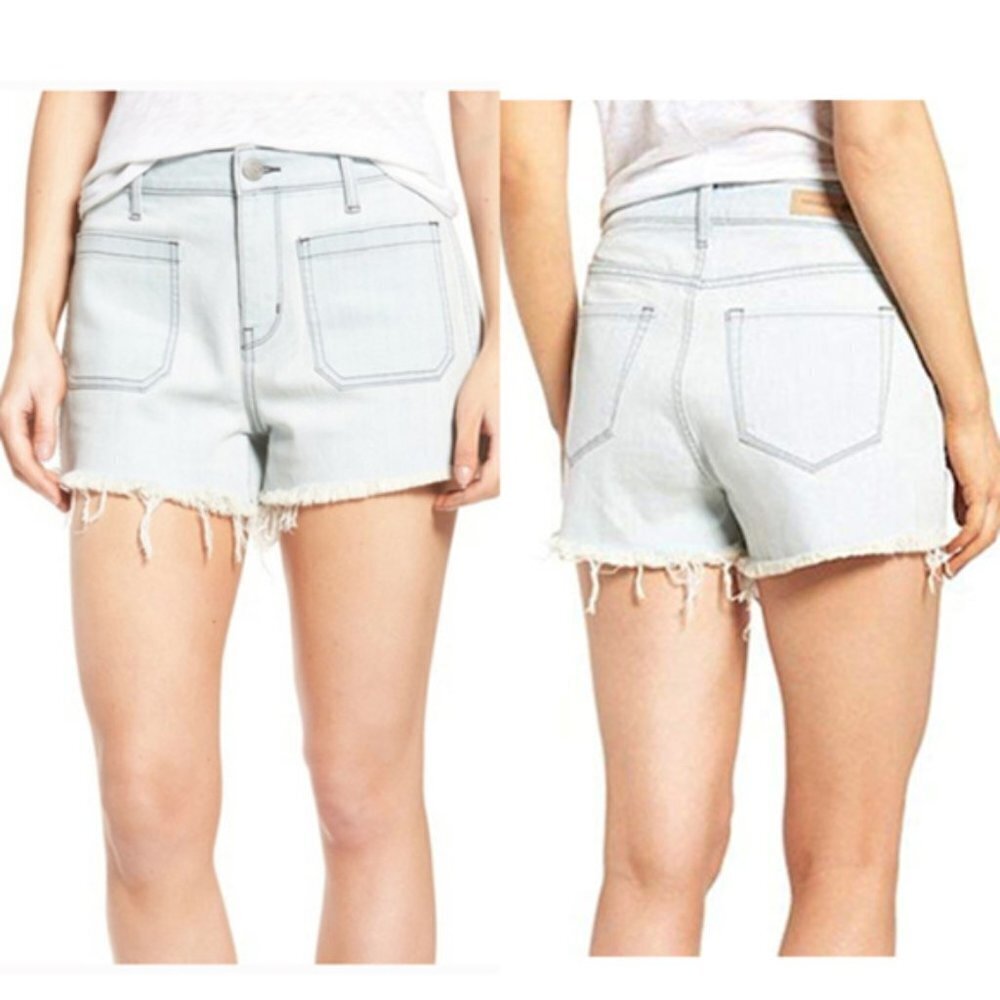 𝅺Treasure & bond shorts sz 26-27 relaxed boyfriend style square retro pockets.